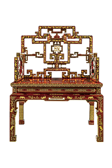描金萬福紋扶手椅